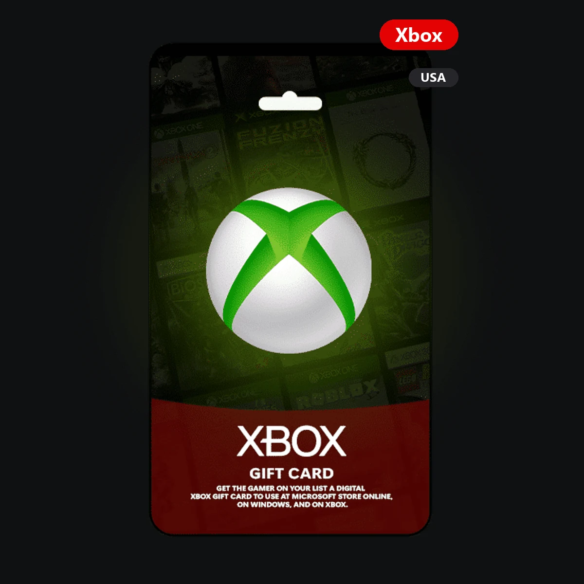 Xbox Gift Cards us — USA region Xbox edition