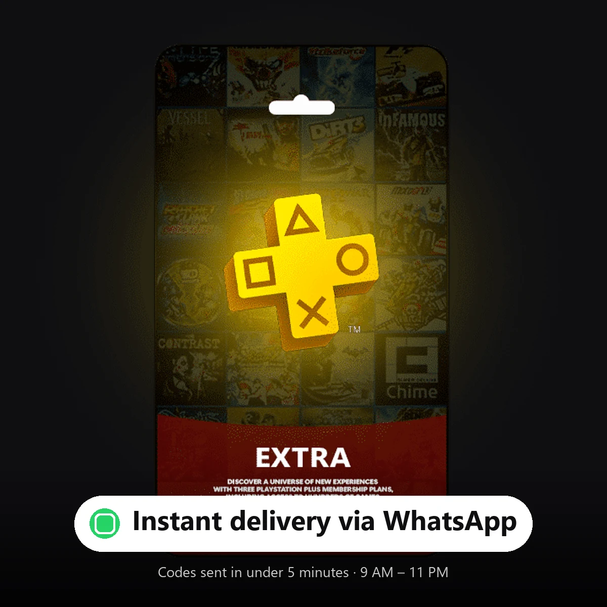 PlayStation Plus Extra Edition — instant delivery via WhatsApp from Shiko Game Store