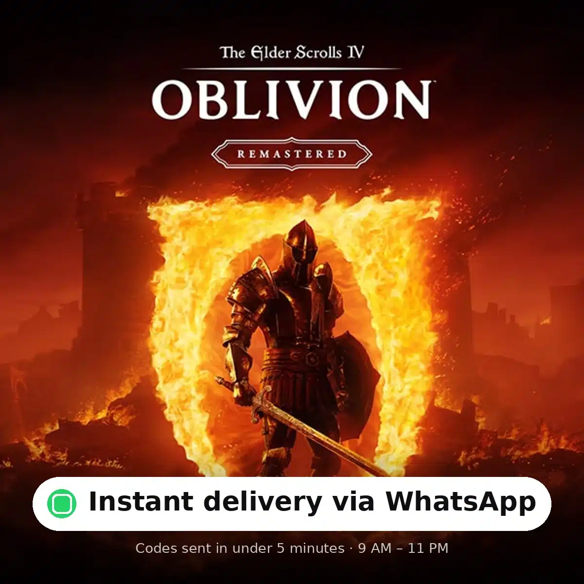 The Elder Scrolls IV: Oblivion Remastered โ instant delivery via WhatsApp โ Shiko Game Store