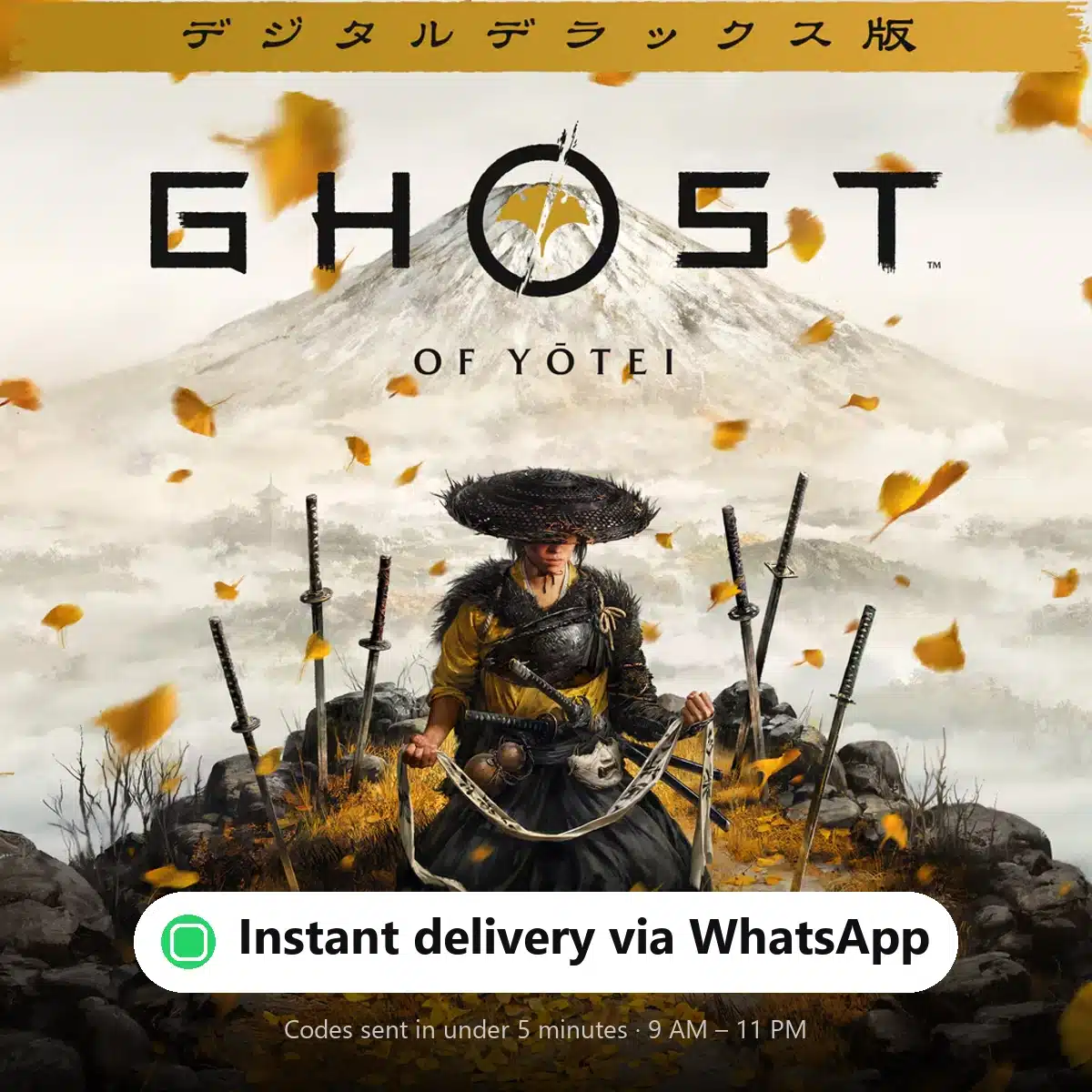 Ghost of Yōtei — instant delivery via WhatsApp from Shiko Game Store