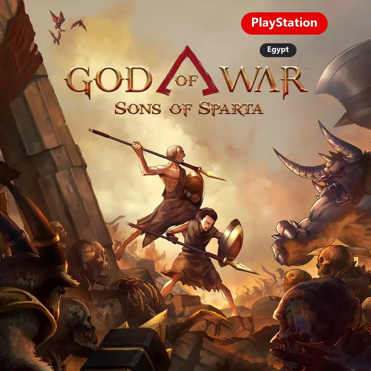 God of War: Sons of Sparta — Egypt region PlayStation edition