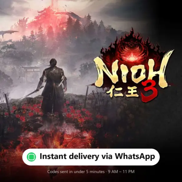 NIOH 3 — instant delivery via WhatsApp from Shiko Game Store