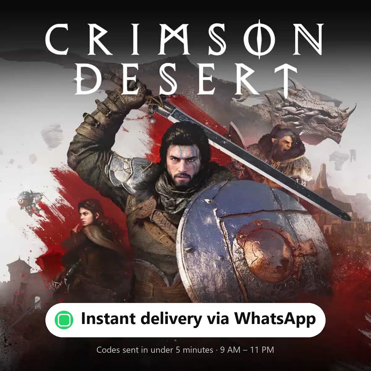 Crimson Desert — instant delivery via WhatsApp from Shiko Game Store
