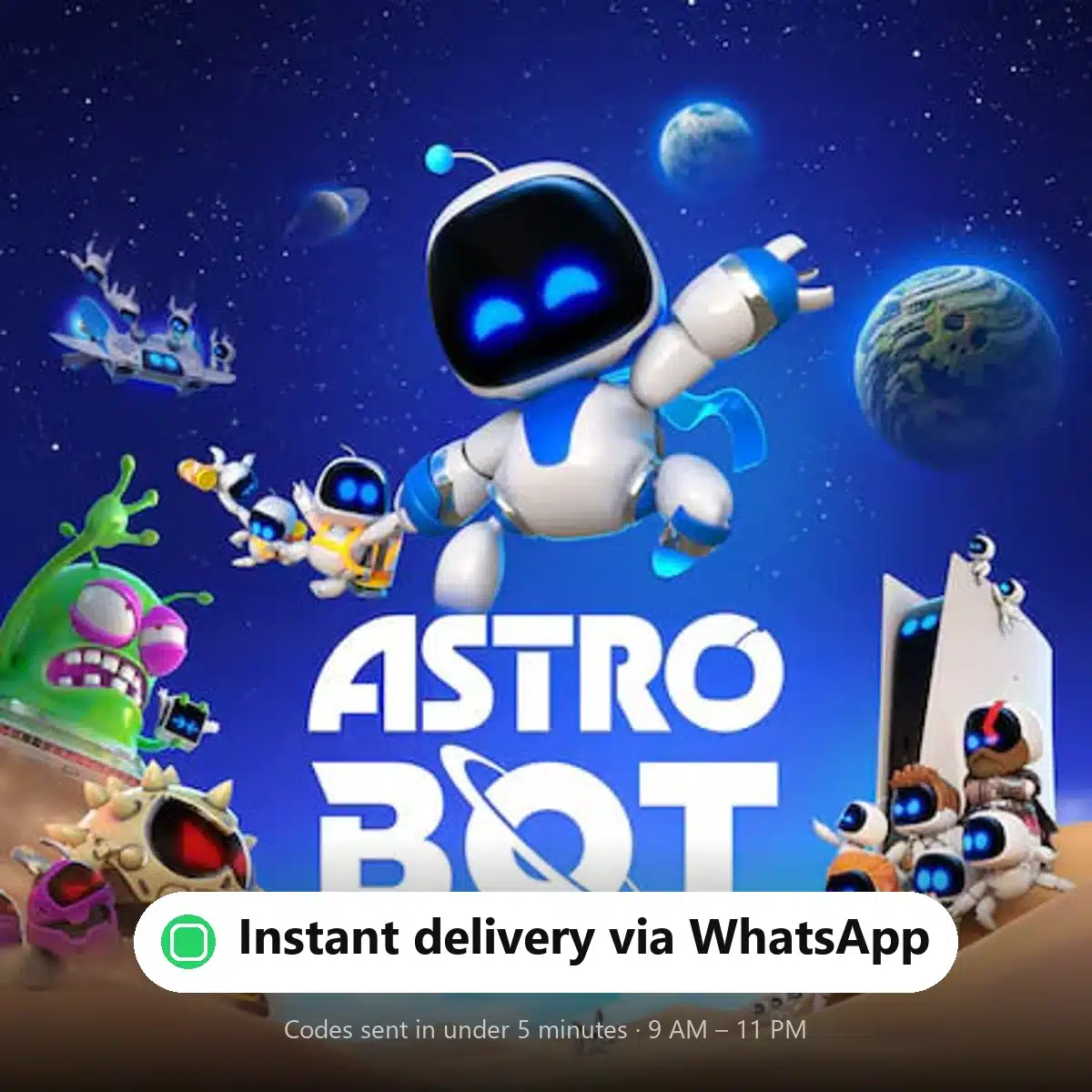 ASTRO BOT PS5 — instant delivery via WhatsApp from Shiko Game Store