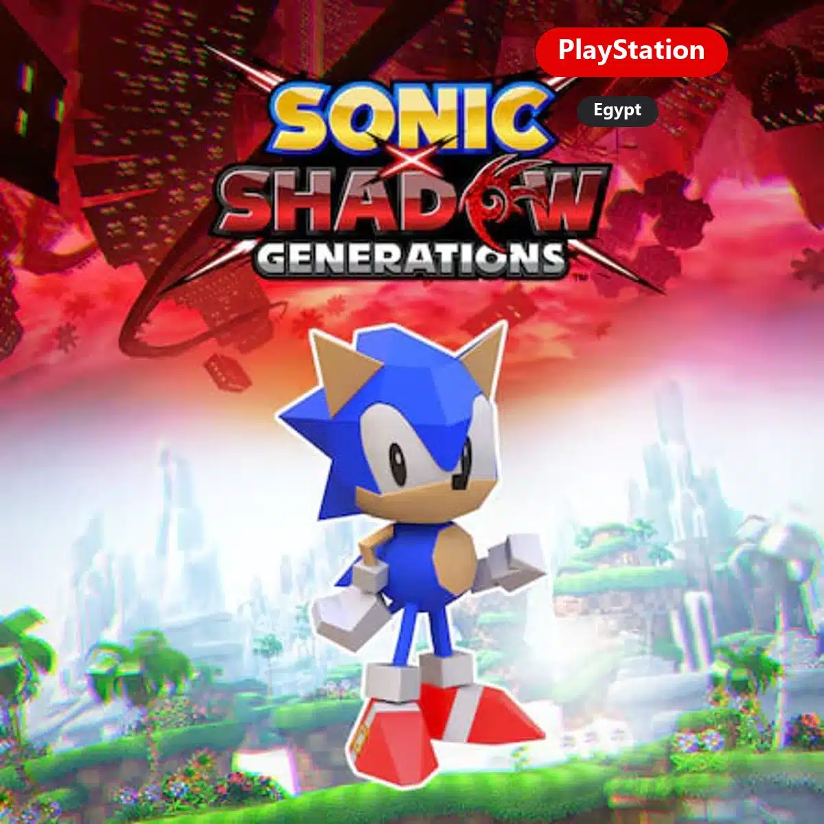 Sonic X Shadow Generations epic — Egypt region PlayStation edition