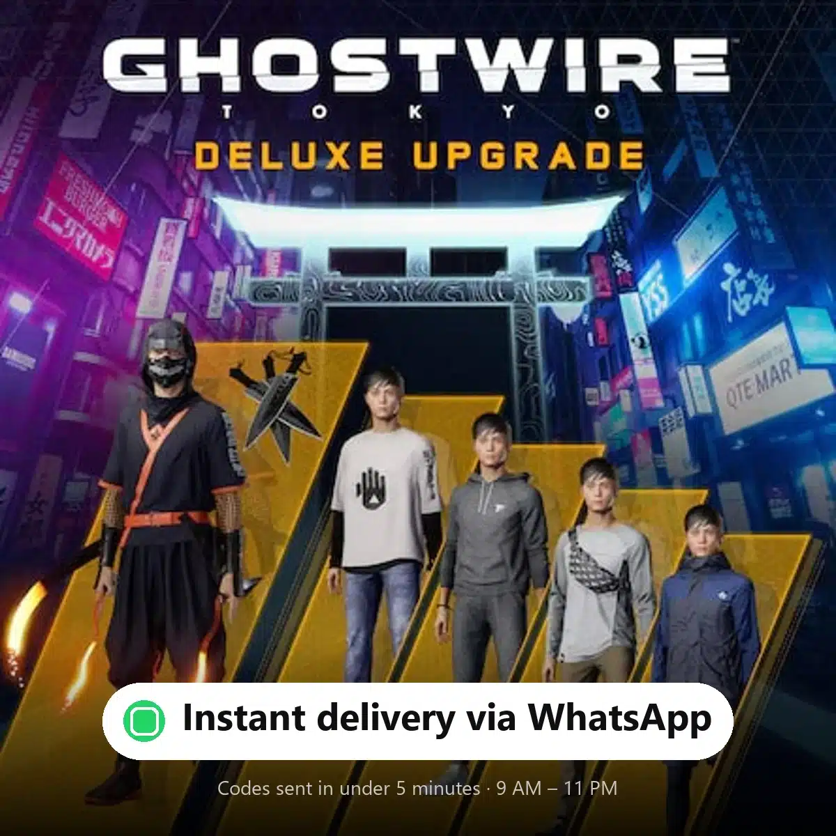 Ghostwire: Tokyo epic — instant delivery via WhatsApp from Shiko Game Store
