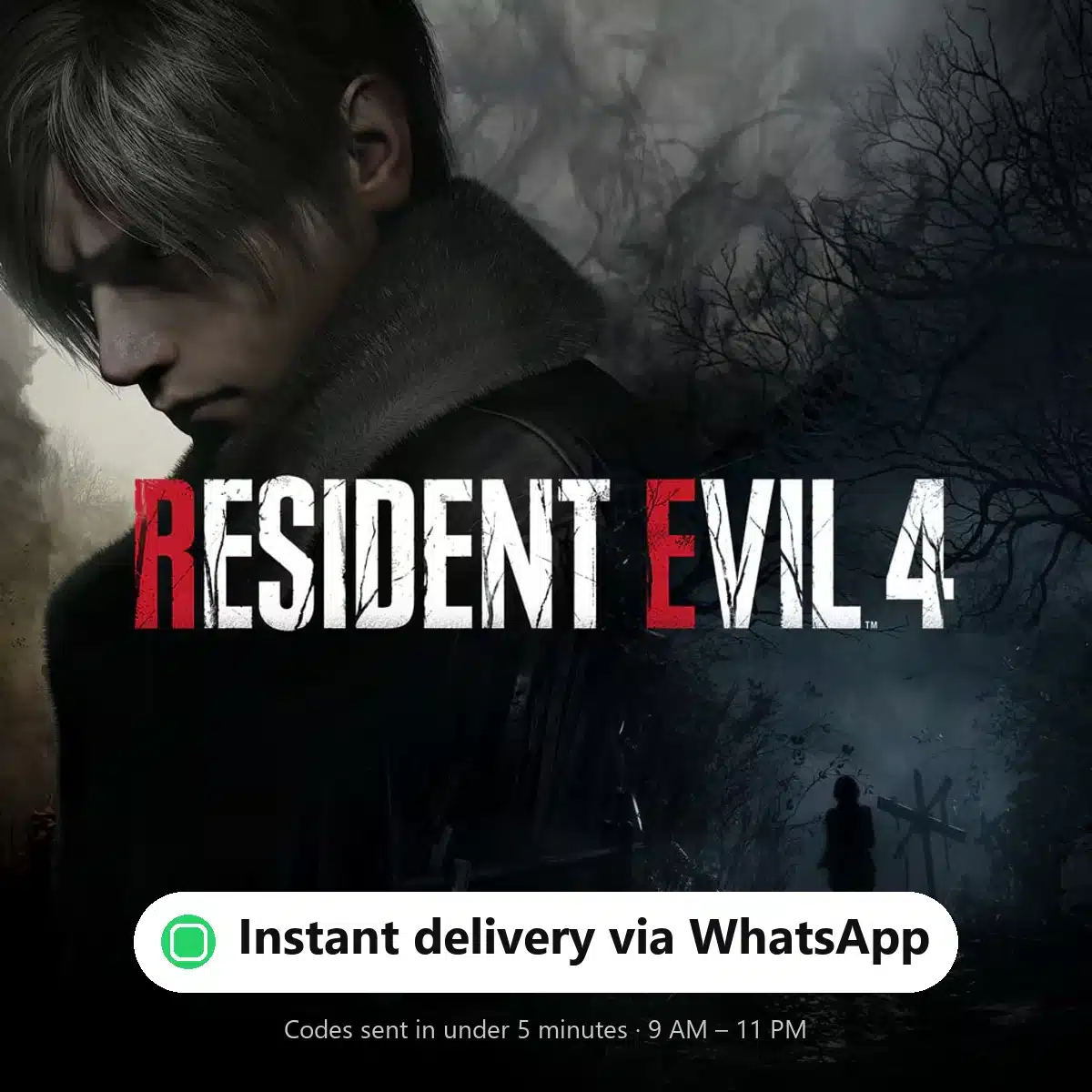 Resident Evil 4 Remake — instant delivery via WhatsApp from Shiko Game Store