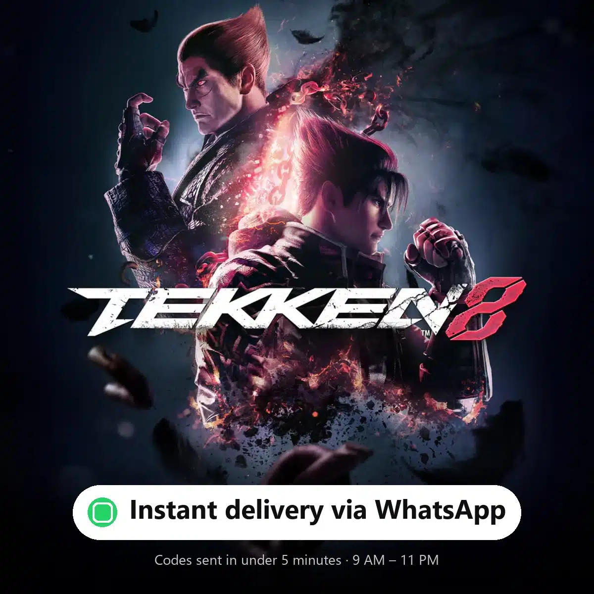 Tekken 8 PS5 — instant delivery via WhatsApp from Shiko Game Store