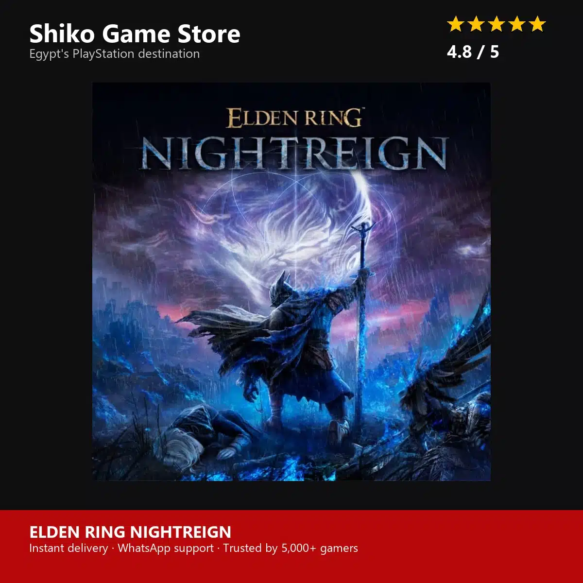 ELDEN RING NIGHTREIGN — rated 4.8 stars by 5000+ gamers at Shiko Game Store