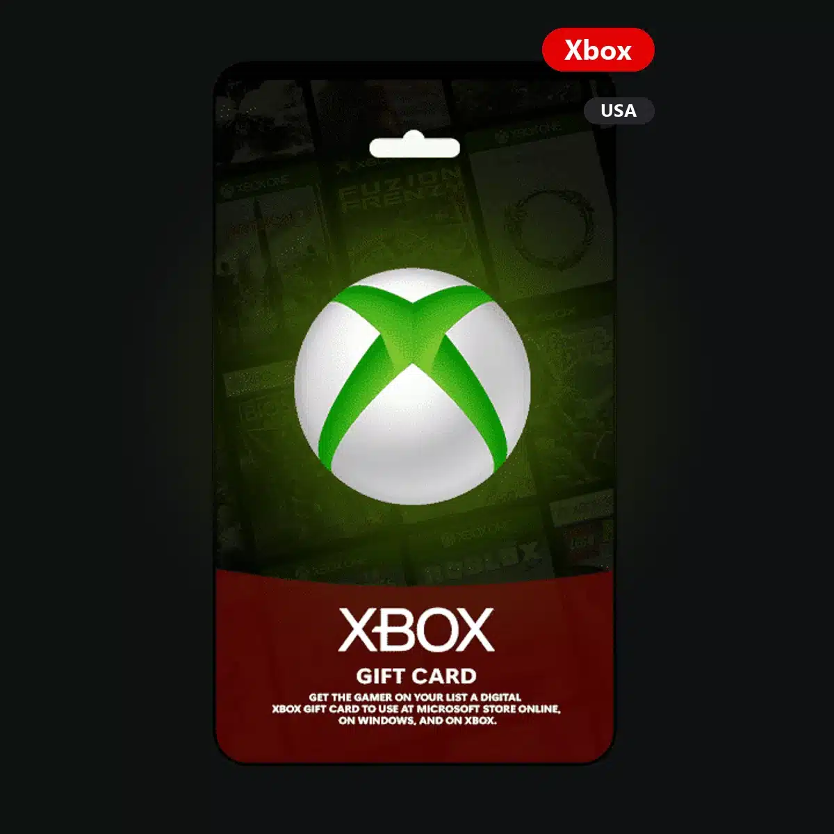 Xbox Gift Cards us — USA region Xbox edition