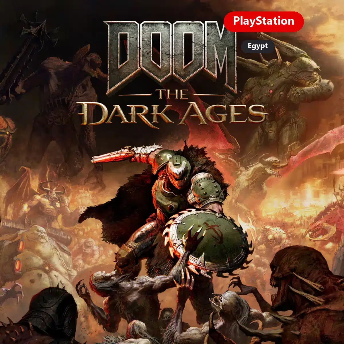 DOOM The Dark Ages — Egypt region PlayStation edition