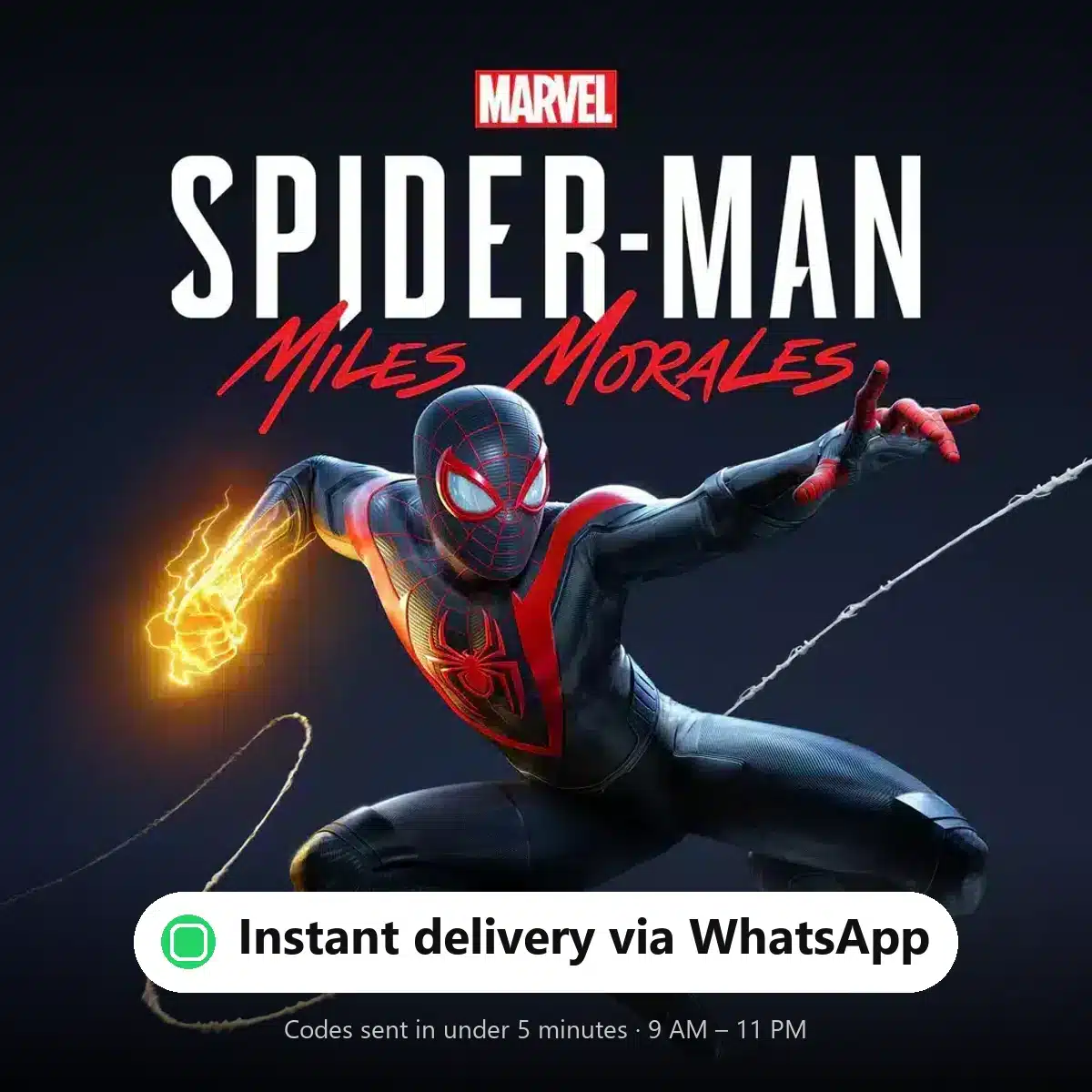 Marvel's Spider-Man: Miles Morales — instant delivery via WhatsApp from Shiko Game Store