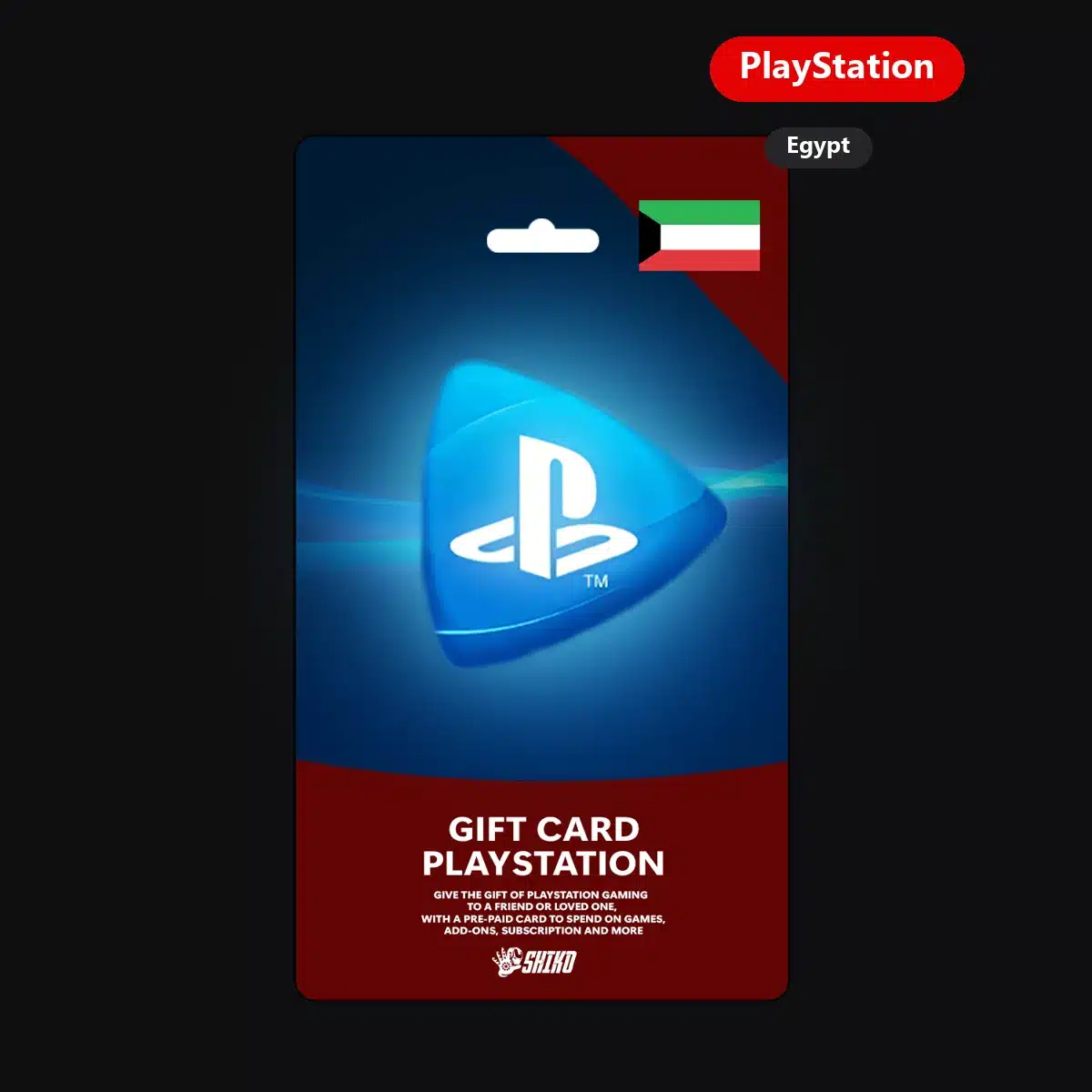 PlayStation Store Kuwait Cards Epic — Egypt region PlayStation edition