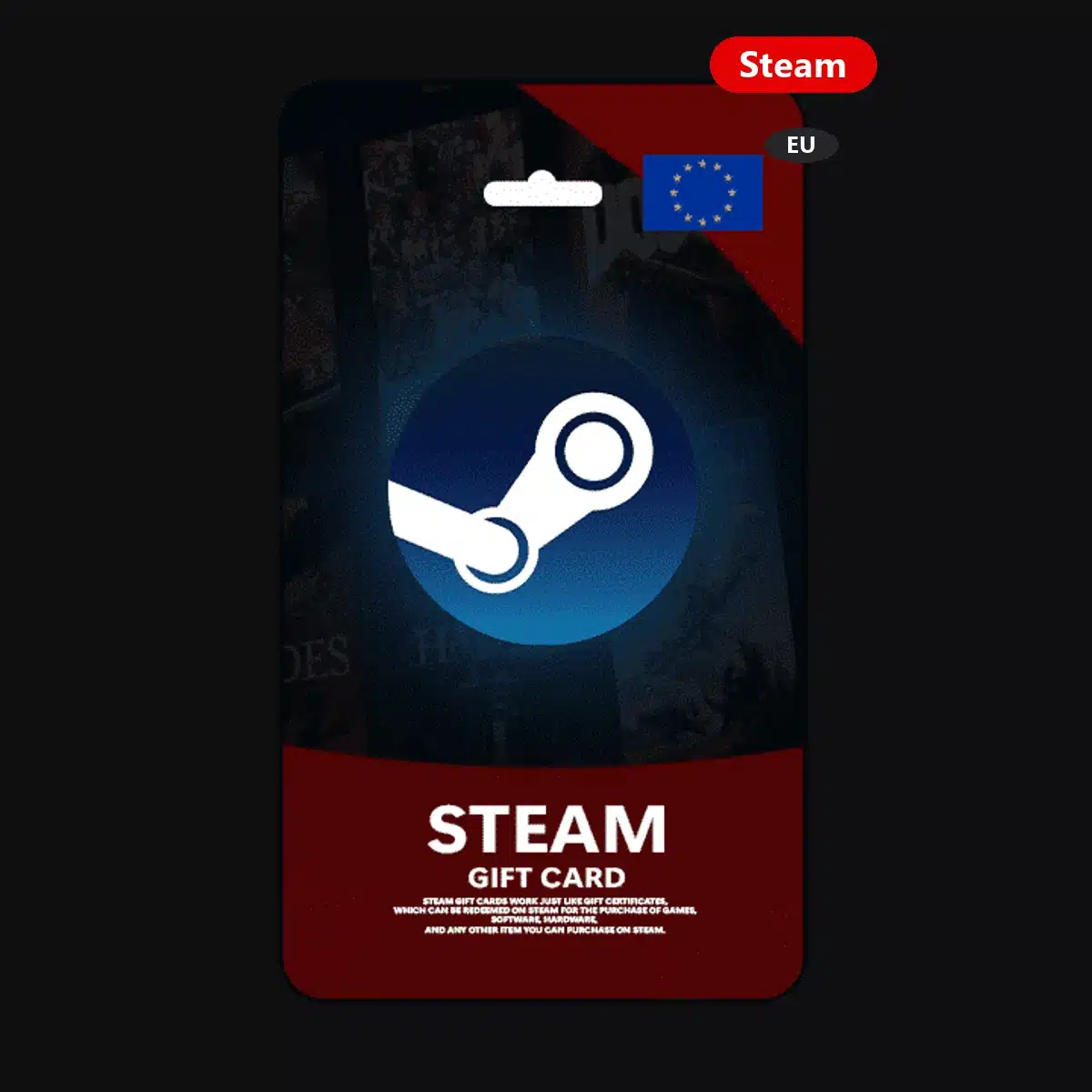 Steam Gift Card Europe — EU region Steam edition