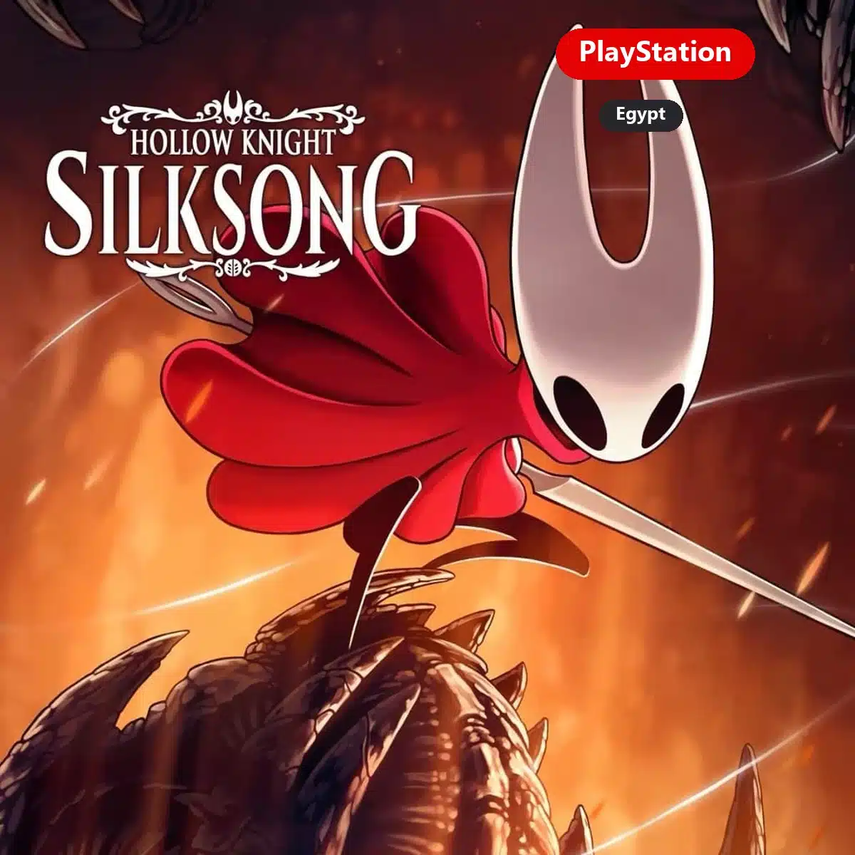 Hollow Knight Silksong epic — Egypt region PlayStation edition