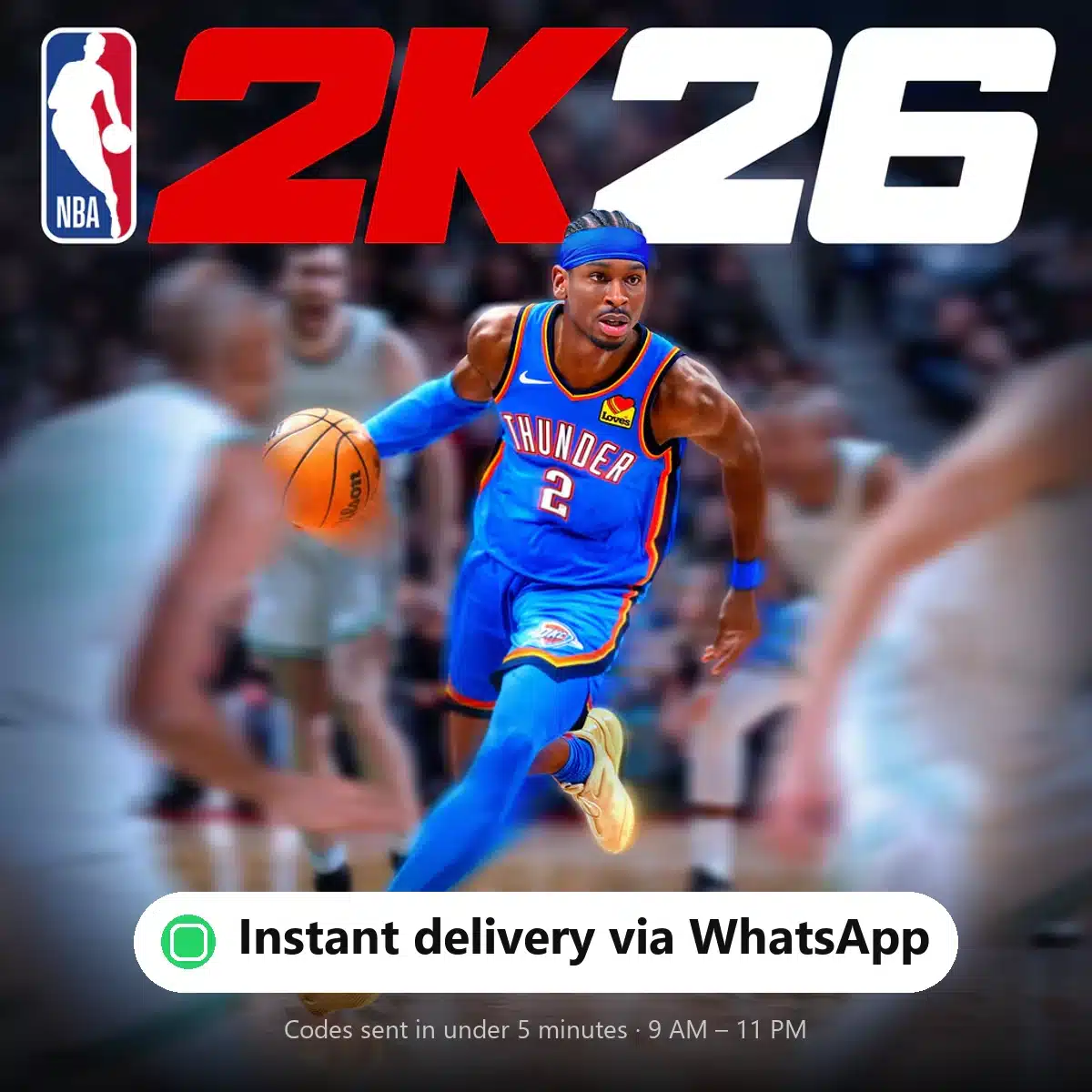 NBA 2K26 — instant delivery via WhatsApp from Shiko Game Store