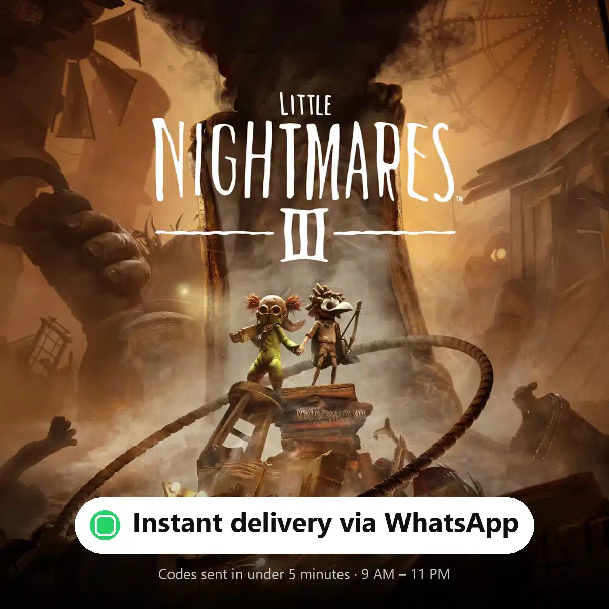 Little Nightmares III — instant delivery via WhatsApp from Shiko Game Store