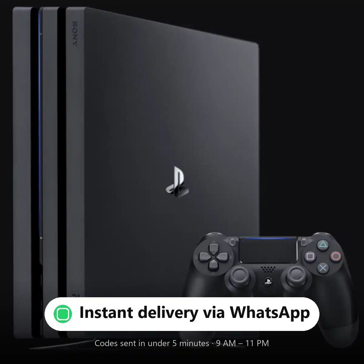 PlayStation 4 Console epic — instant delivery via WhatsApp from Shiko Game Store